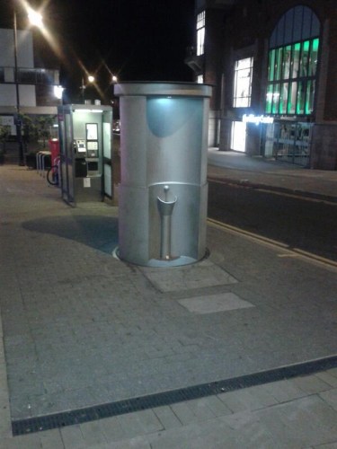 Discover Guildford on Twitter: "#Guildford has beautiful rolling hills, 900  yr old castle, 3 shopping centres.... And a pop up toilet in North Street  http://t.co/XMe8tSgEe9"
